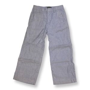 Banana Republic Light Blue Wide-Leg Linen Blend Pants Size 4